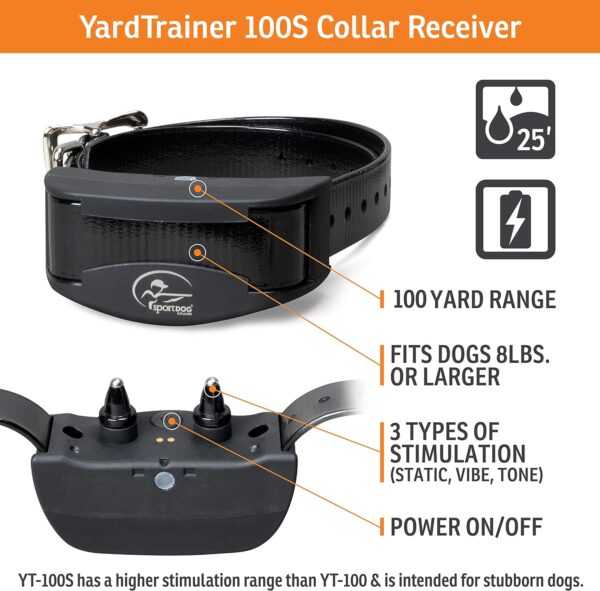 SportDOG Brand® YardTrainer 100 Remote Trainer - Shock Collar - Train with vibrate, tone, and static - Image 4