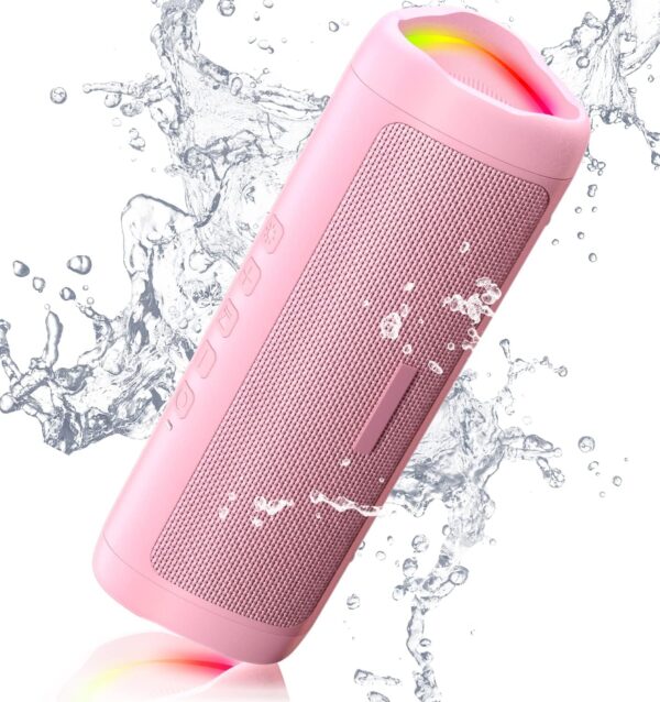 IPX5 Waterproof Bluetooth Speaker with HD Sound, 24H Playtime - For Home, Outdoor, Beach - Image 2