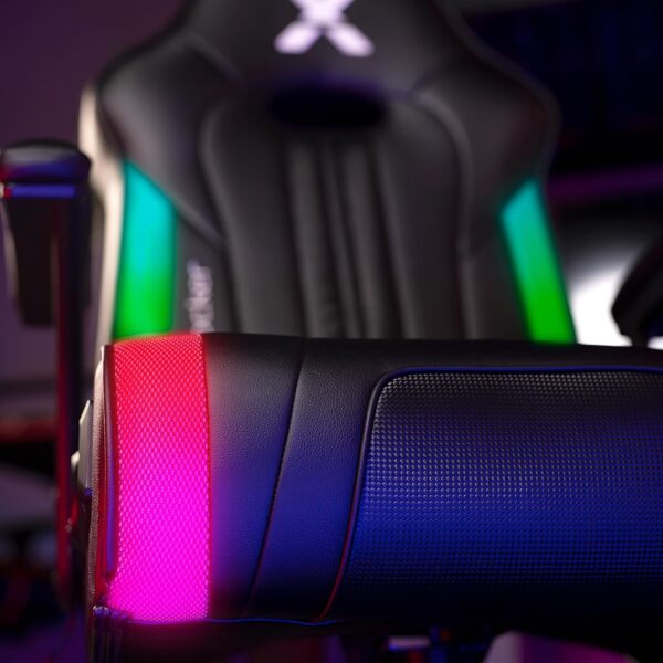 X Rocker Torque Pedestal Gaming Chair, Bluetooth Audio with Subwoofer and Vibration - Image 9