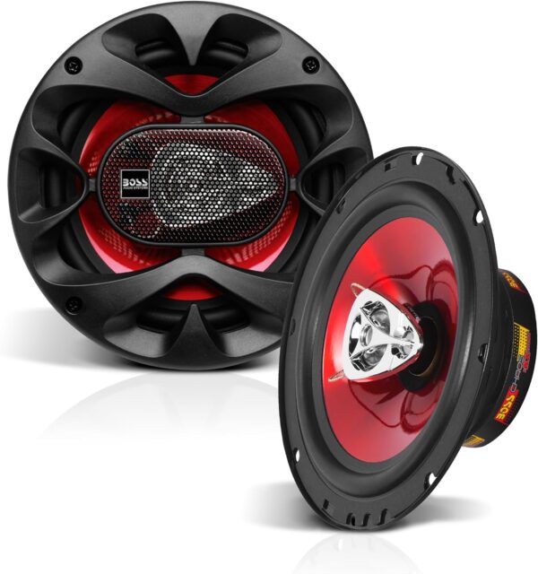 BOSS Audio Systems CH6530 Chaos Series 6.5 Inch Car Door Speakers - 300 Watts (pair), 3 Way, Full Range, Tweeters, Coaxial, Sold in Pairs - Image 2