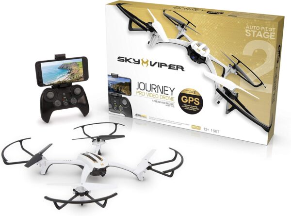 Sky Viper Journey GPS Drone White/Black - Image 2