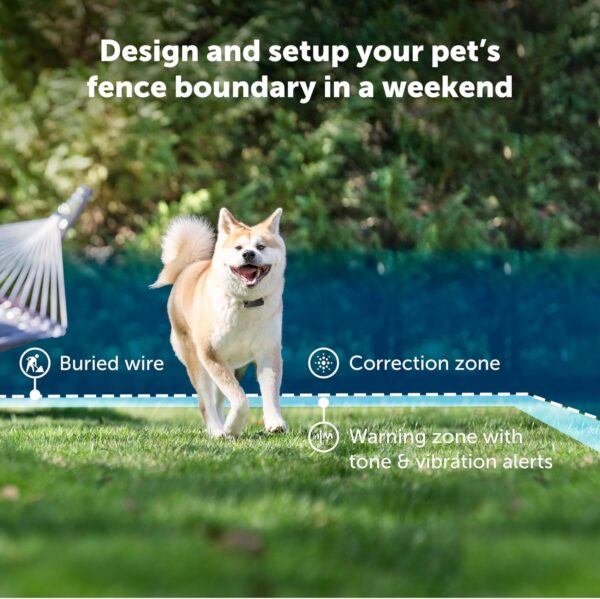 PetSafe Stubborn Dog In-Ground Pet Fence for Hard-to-Train Pets - Great for Hearing-Impaired Dogs - Covers 1/3-Acre Yard - Expandable up to 25 Acres - from The Parent Company of Invisible Fence Brand - Image 4