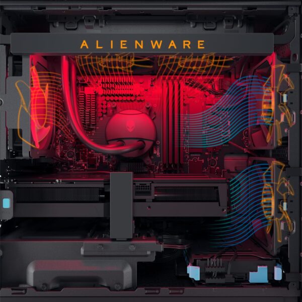 Alienware Aurora R15 Gaming Desktop - AMD Ryzen 7-7700X, 16GB DDR5 RAM, 1TB SSD, NVIDIA GeForce RTX 4070Ti GDDR6X, Windows 11 Home, 1 Year Premium Support - Black - Image 3