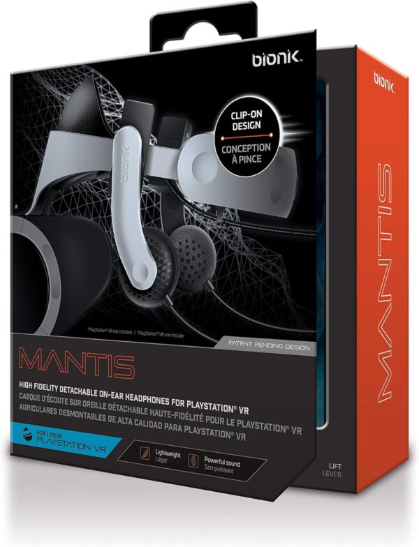 Bionik Mantis Attachable VR Headphones: Compatible with PlayStation VR, Adjustable Design, Connects Directly to PSVR, Hi-Fi Sound, Sleek Design, Easy Installation - Image 9