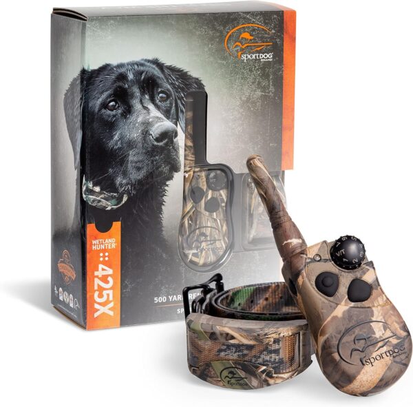 SportDOG Brand 425 Remote Trainers - 500 Yard Range E-Collar with Static, Vibrate and Tone - Waterproof, Rechargeable - Camouflage Dog Training Collar - Image 2