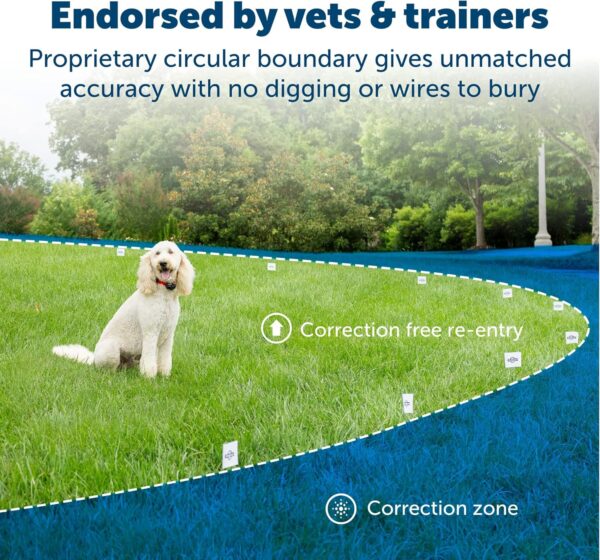 PetSafe Wireless Pet Fence - The Original Wireless Containment System - Covers up to 1/2 Acre for Dogs 8lbs+, Tone/Static - America's Safest Wireless Fence from Parent Company Invisible Fence Brand - Image 3