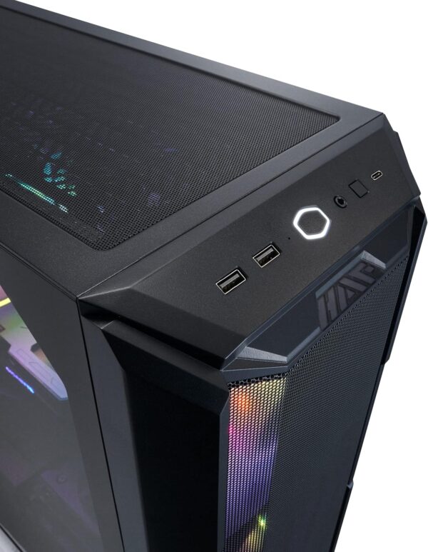 Cooler Master HAF 5 Pro High Performance Gaming PC - Intel i5 12400F - NVIDIA GeForce RTX 4060 Ti - 16GB DDR4 3200MHz - 1TB M.2 NVMe SSD – WiFi - Windows 11 - Desktop Computer - Image 10