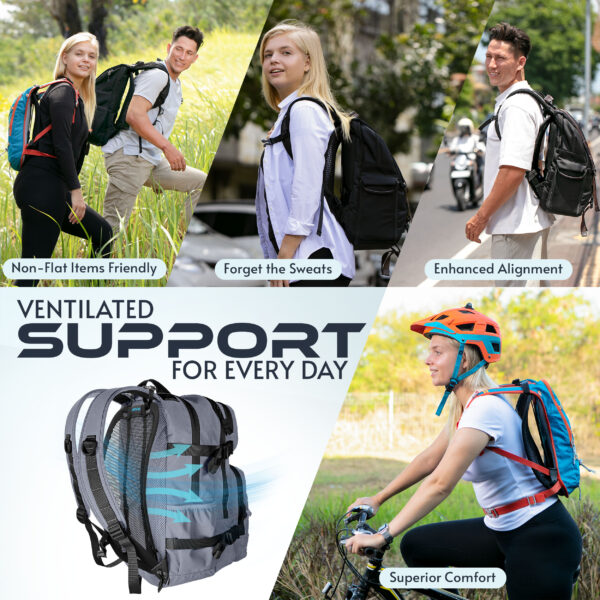 Lightweight Ventilation Backpack Spacer - Improve Airflow, Reducing Sweat Small or Standard Sizes - Image 3