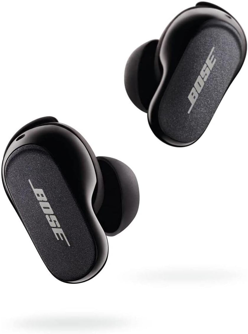 Bose QuietComfort Earbuds II, Wireless, Bluetooth, Proprietary Active Noise Cancelling Technology In-Ear Headphones with Personalized Noise Cancellation & Sound, Triple Black