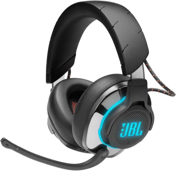 JBL Quantum 810 - Wireless Over-Ear Performance Gaming Headset with Noise Cancelling, Black, Medium