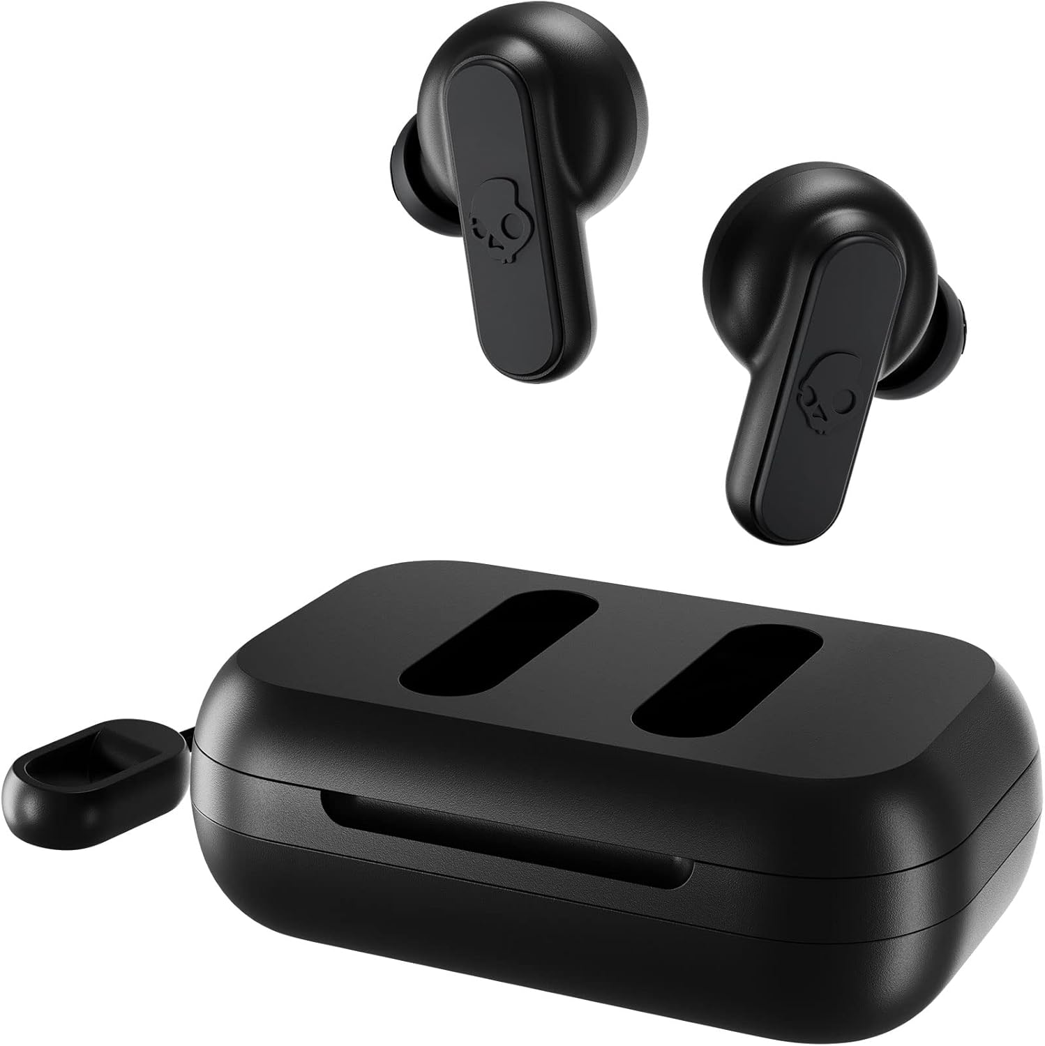 Skullcandy Dime 2 In-Ear Wireless Earbuds, 12 Hr Battery, Microphone, Works with iPhone Android and Bluetooth Devices – Black