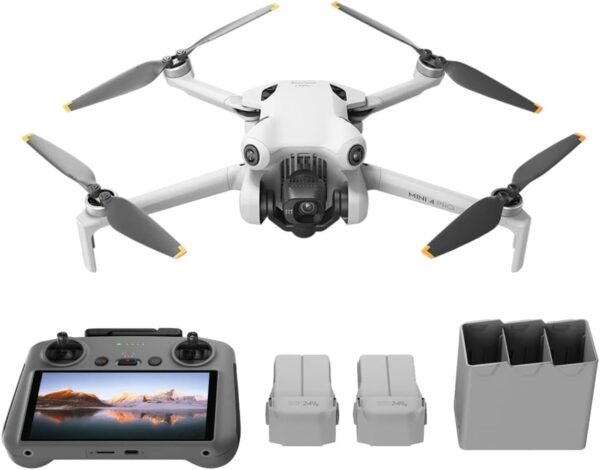 NEW DJI Mini 4 Pro Drone Fly More Combo, Bundle with DJI Mini 4 Pro Care Refresh 2-Year Plan for Aerial Photography Enthusiasts With 20" Foldable Landing Pad and Strobe Lights, Care and Cleaning Kit - Image 6