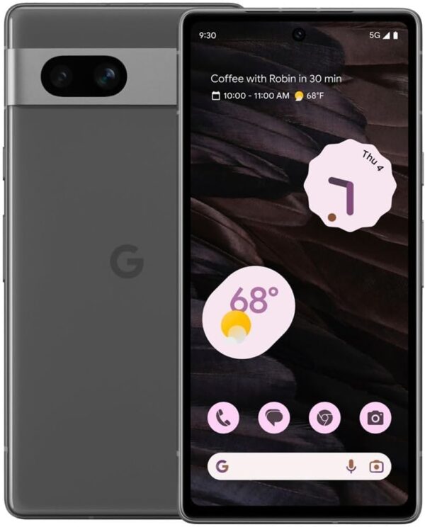 Google Pixel 7a 5G, US Version, 128GB, Charcoal - Unlocked (Renewed) - Image 2