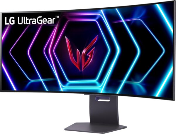 LG 39GS95QE 39-inch Ultragear OLED Curved Gaming Monitor WQHD 800R 240Hz 0.03ms DisplayHDR True Black 400 AMD FreeSync Premium Pro NVIDIA G-Sync HDMI 2.1 DisplayPort Tilt/Height/Swivel Stand Black - Image 5