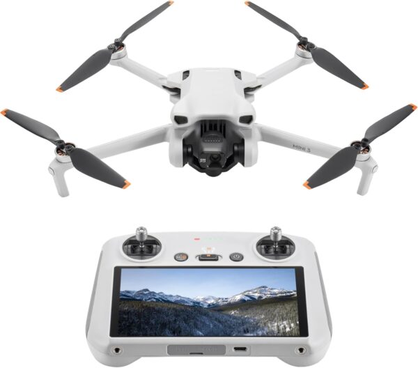 DJI Mini 3 (DJI RC) , Lightweight 3x Mechanical Gimbal Mini Camera Drone with 4K HDR Video, 38-min Flight Time, up to 32800ft (10km) Video Transmission, Vertical Shooting, GPS Auto Return Integrated - Image 2