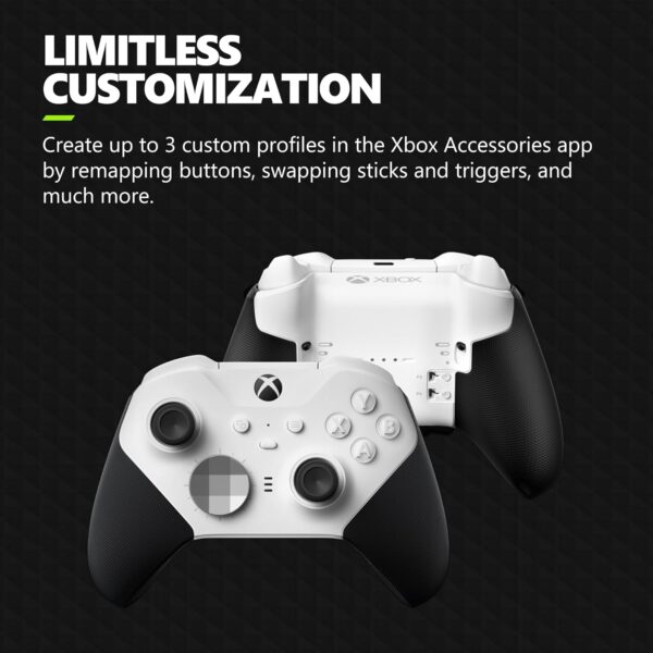 Xbox Microsoft Elite Wireless Controller Series 2 Core - White (Renewed) - Image 4