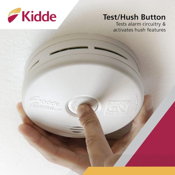 Kidde Smoke Detector & Carbon Monoxide Detector Combo with 10-Year Battery,‎White - Image 5