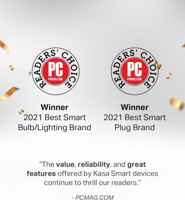 Kasa Smart Plug Mini 15A, Smart Home Wi-Fi Outlet Works with Alexa, Google Home & IFTTT, No Hub Required, UL Certified, 2.4G WiFi Only, 4-Pack(EP10P4) , White - Image 3