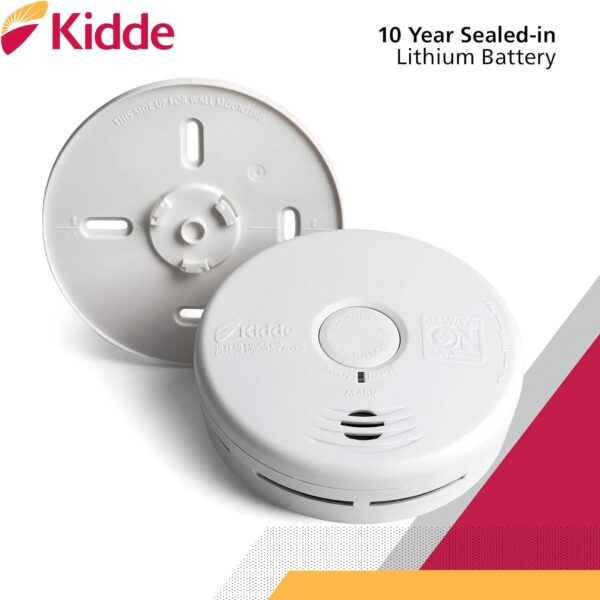 Kidde Smoke Detector & Carbon Monoxide Detector Combo with 10-Year Battery,‎White - Image 6