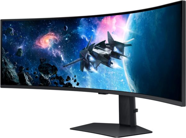 SAMSUNG 49-Inch Odyssey G9 Series DQHD 1000R Curved Gaming Monitor, 1ms(GtG), VESA DisplayHDR 1000, 240Hz, AMD FreeSync Premium Pro, Height Adjustable Stand, LS49CG954ENXZA, 2024 - Image 4