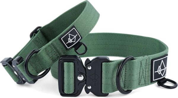 Made to ROAM Premium Dog Collar - Adjustable Heavy Duty Nylon Collar with Quick-Release Metal Buckle (Oregon Haze, Classic Size 1) - Image 3