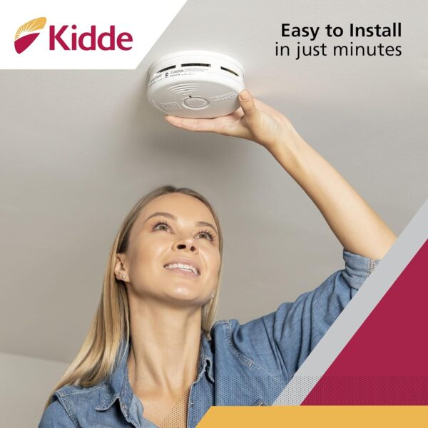 Kidde Smoke Detector & Carbon Monoxide Detector Combo with 10-Year Battery,‎White - Image 7