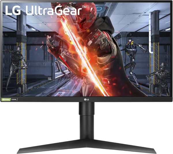 LG UltraGear QHD 27-Inch Gaming Monitor 27GL83A-B - IPS 1ms (GtG), with HDR 10 Compatibility, NVIDIA G-SYNC, and AMD FreeSync, 144Hz, Black - Image 2