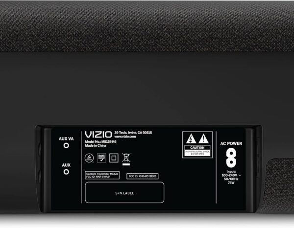 VIZIO 5.1.2 Elevate Sound Bar with Dolby Atmos, 13 Speakers, Wireless Subwoofer, Alexa - 2023 Model, Black - Image 18