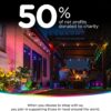 Enbrighten Eternity Permanent Outdoor Lights, 100ft with 72 RGBWIC LEDs, Smart Eave Lights, Endless Light Colors, Daily and Accent Lighting, IP67 Waterproof, Compatible with Alexa, Google Home, 82730 - Image 10