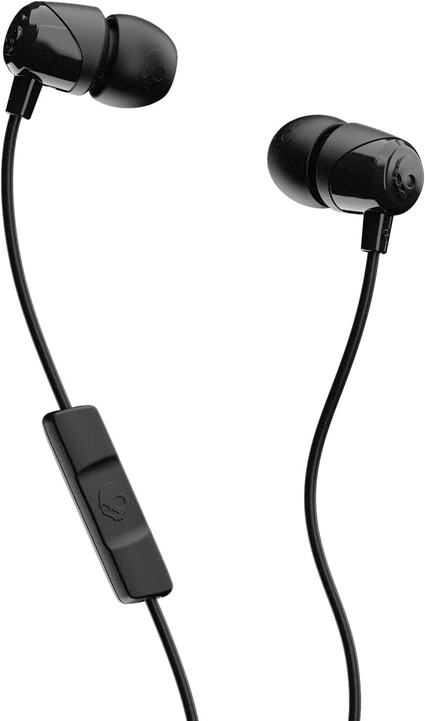 Skullcandy Jib In-Ear Earbuds with Microphone – Black