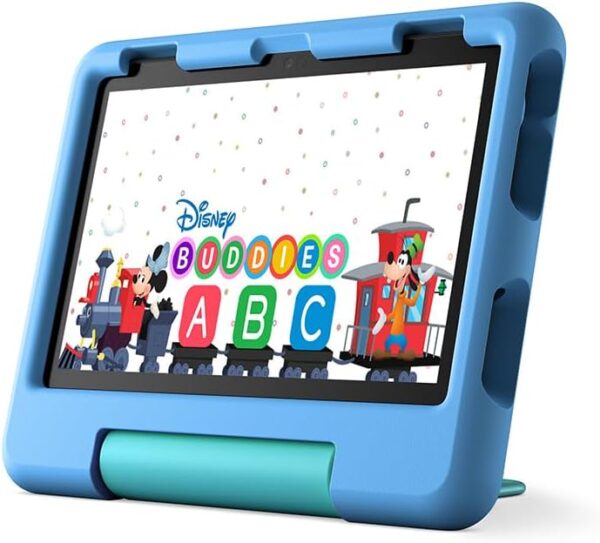 Amazon Fire HD 8 Kids tablet, ages 3-7. Top-selling 8" kids tablet on Amazon - 2023. Ad-free content with parental controls included, 13-hr battery, 32 GB, Blue - Image 3