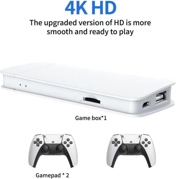 M15 Retro 4K Game Console Stick, Plug and Play Video Game Console with 19000+ Games, 64G HDMI Output for TV , with 2.4G Wireless Controller, Retro Arcade for Kids Adults - Image 6