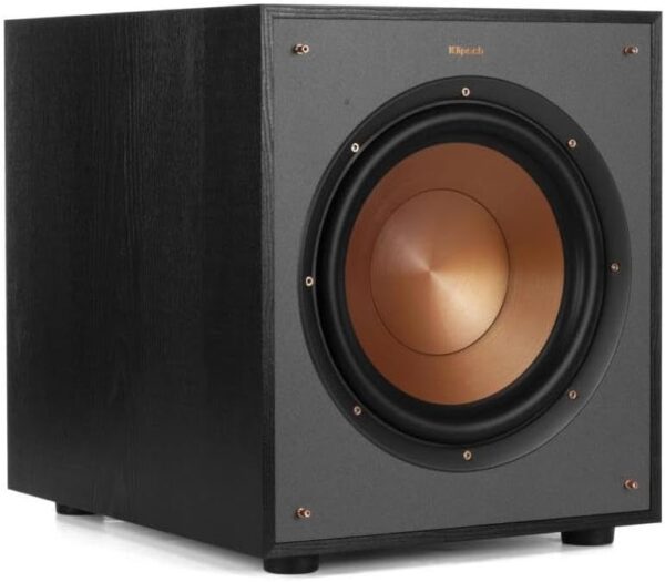 Klipsch Reference R-625FA 5.1 Home Theater Pack, Black, Pair, Bundle with 2X R-41M Bookshelf Speakers, R-52C Center Speaker, R-100SW 10" 300W Powered Subwoofer - Image 6