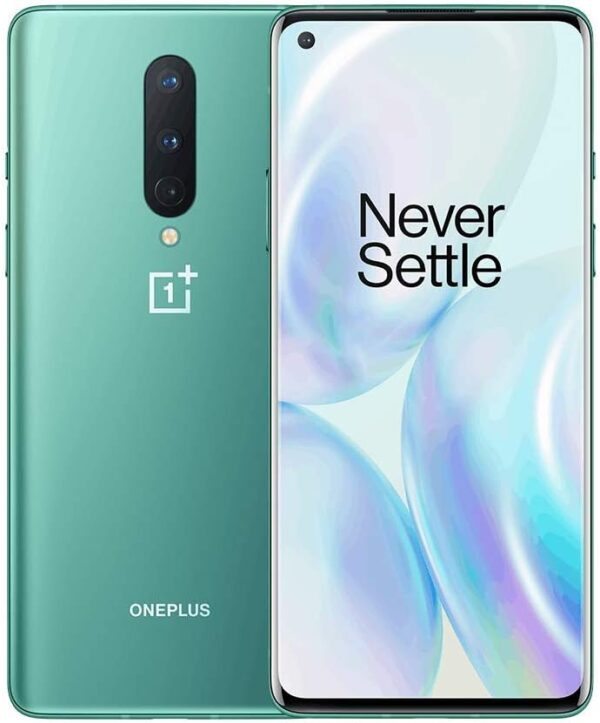 OnePlus 8 Glacial Green,​ 5G Unlocked Android Smartphone U.S Version, 8GB RAM+128GB Storage, 90Hz Fluid Display,Triple Camera, with Alexa Built-in, - Image 2