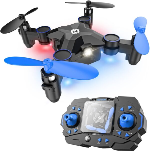 Holy Stone HS190 Drone for Kids, Mini Drone with One-Key Takeoff/Landing, 3D Flips, 3 Speeds and Auto Hovering, Easy to Fly Kids Gifts Toys for Boys and Girls, Blue - Image 2