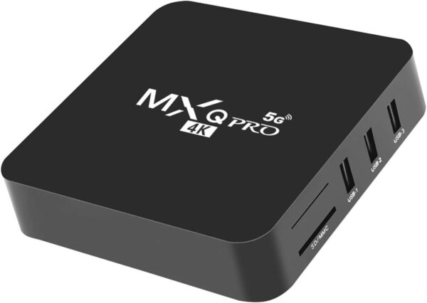 MXQ Pro 5G Android 13.1 TV Box 2024 Upgraded Ram 2GB ROM 16GB Android Smart Box H.265 HD 3D Dual Band 2.4G/5.8G WiFi Quad Core Smart Home Media Player - Image 4