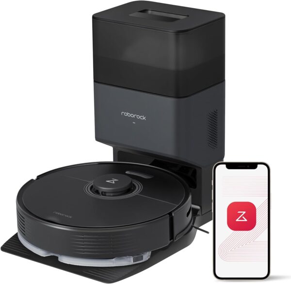 roborock Q7 Max+ Robot Vacuum and Mop with Auto-Empty Dock Pure, Hands-Free Cleaning for up to 7 Weeks, APP-Controlled Mopping, 4200Pa Suction, No-Mop&No-Go Zones, 180mins Runtime, Works with Alexa - Image 2