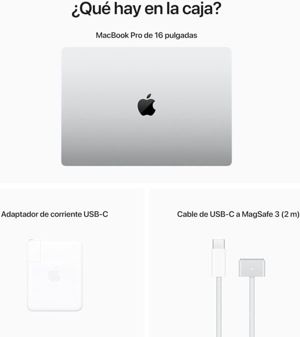 Apple 2023 MacBook Pro Laptop with Apple M2 Pro chip with 12‑core CPU and 19‑core GPU: 16.2-inch Liquid Retina XDR Display, 16GB Unified Memory, 512GB SSD Storage. Works with iPhone/iPad; Silver - Image 8