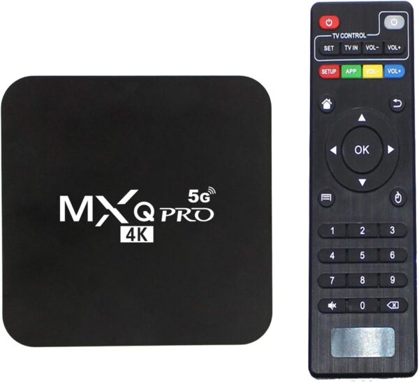 MXQ Pro 5G Android 13.1 TV Box 2024 Upgraded Ram 2GB ROM 16GB Android Smart Box H.265 HD 3D Dual Band 2.4G/5.8G WiFi Quad Core Smart Home Media Player - Image 2