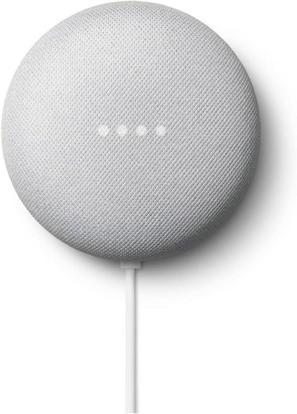 Google Nest Mini 2nd Gen - Bluetooth Speaker with English and Muliti Language Compatibility for Use Anywhere (Light Gray) - Image 2