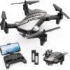 DEERC D20 Drone Fly More Combo 3 Batteries, Silver Mini Drone for Kids with 720P HD FPV Camera Remote Control Toys Gifts for Boys Girls - Image 3