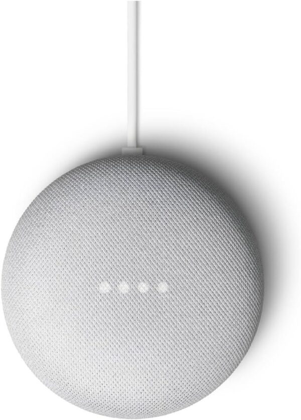 Google Nest Mini 2nd Gen - Bluetooth Speaker with English and Muliti Language Compatibility for Use Anywhere (Light Gray) - Image 3