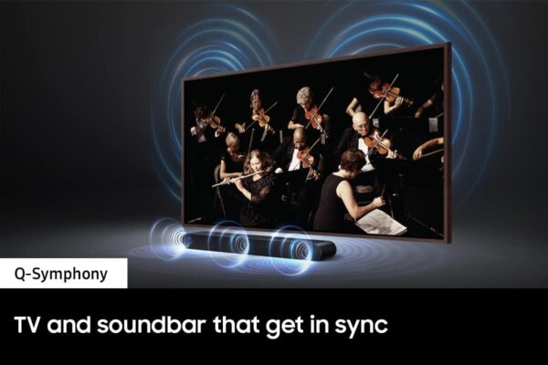 SAMSUNG HW-S50B/ZA 3.0ch All-in-One Soundbar w/Dolby 5.1, DTS Virtual:X, Q Symphony, Built in Center Speaker, Adaptive Sound Lite, Bluetooth Multi Connection, 2022 Black - Image 5