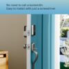 Yale Assure Lock 2 Touchscreen with Wi-Fi and Valdosta Lever in Black Suede - Image 4