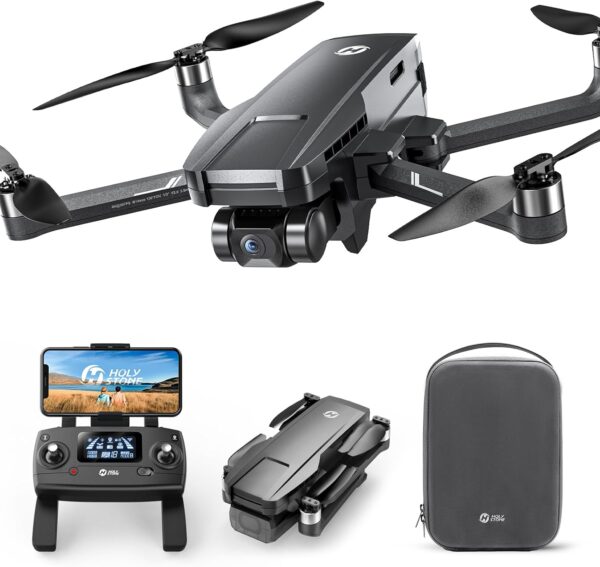 Holy Stone HS720G GPS Drones with Camera for Adults 4K FAA, 2-Axis Gimbal, Built-in Remote ID, 120°FOV, Brushless Motor, 5G WiFi Transmission, Smart Return Home, Professional FPV Drone for Beginner - Image 2