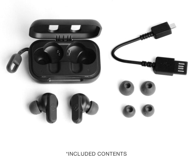 Skullcandy Dime In-Ear Wireless Earbuds, 12 Hr Battery, Microphone, Works with iPhone Android and Bluetooth Devices - True Black - Image 6