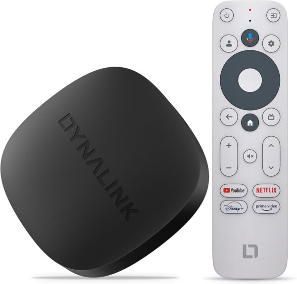 Google TV Box, 4K UHD Smart Streaming Media Player with Voice Remote Control & HDMI Cable, 2GB DDR4+16GB eMMC, Support 2.4G/5G Dual WiFi & Bluetooth 5.0, HRD 10+ - Image 2