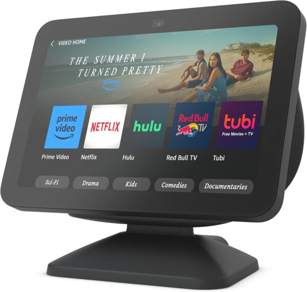 Echo Show 8 (3rd Gen) Adjustable Stand with USB-C Charging Port | Charcoal - Image 3