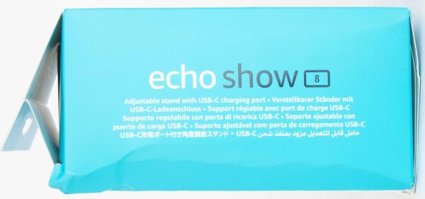 Echo Show 8 (3rd Gen) Adjustable Stand with USB-C Charging Port | Charcoal - Image 11