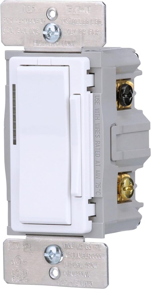 Eaton EWFD30-W-BX-T Wi-Fi Smart Universal Dimmer Works with Hey Google and Alexa, White - Image 4